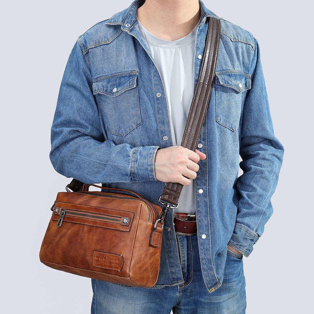 Adjustable Genuine Leather Bag Strap – 73–146 cm (Wholesale Accessory)