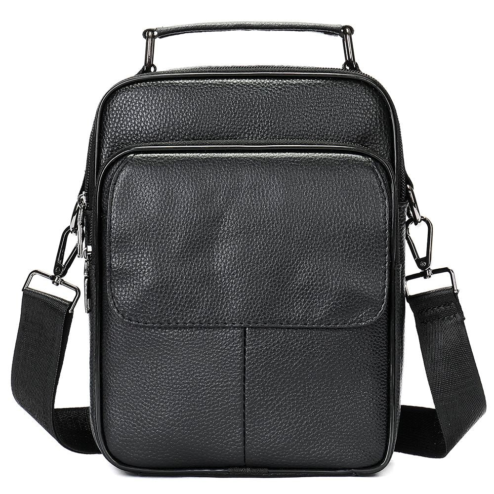 Crossbody Leather Messenger Bag – Fashionable Work Handbag for Men