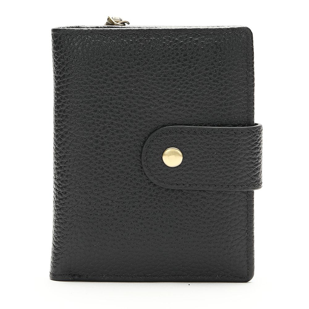 RFID Anti-Theft Cow Leather Trifold Wallet – Slim Men’s Smart RFID-Blocking Purse