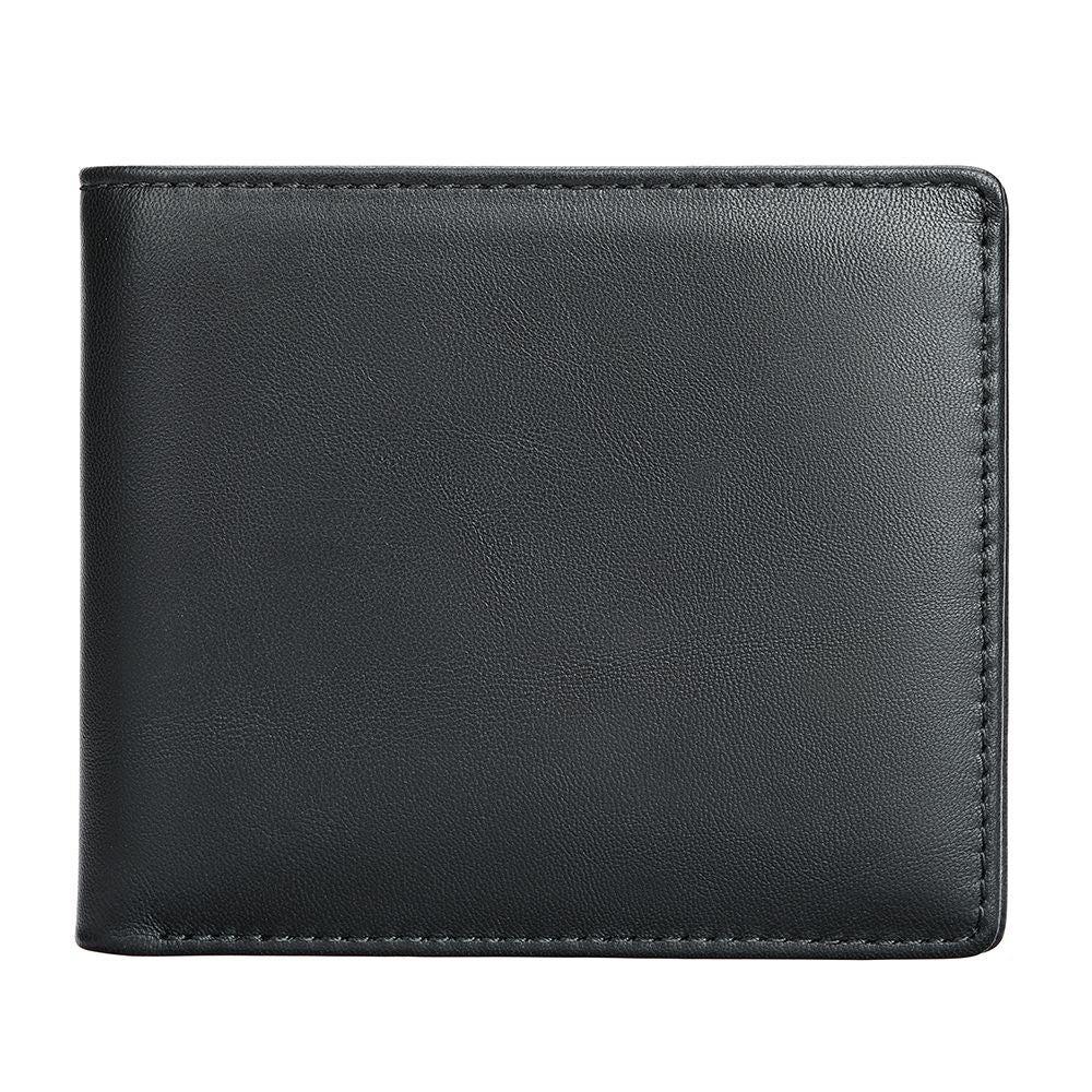 Slim Leather Credit Card Holder – Compact Bifold Wallet for Daily Use