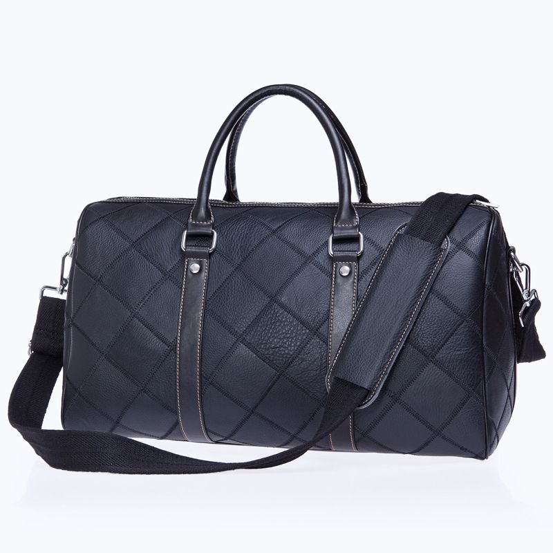 Crazy Horse Cow Leather Large-Capacity Duffle – Men’s Vintage Travel Bag