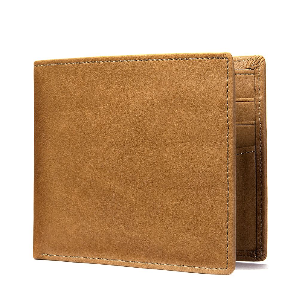 Slim Leather Credit Card Holder – Compact Bifold Wallet for Daily Use