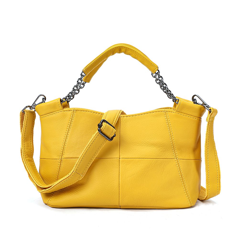 Designer Women’s Genuine Leather Shoulder Tote – Casual Luxury