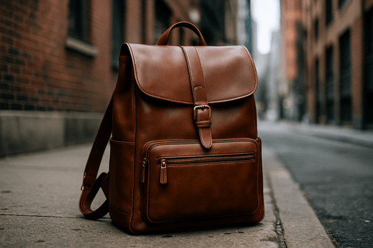 How to Style a Leather Backpack for Everyday Life - The Urbanex
