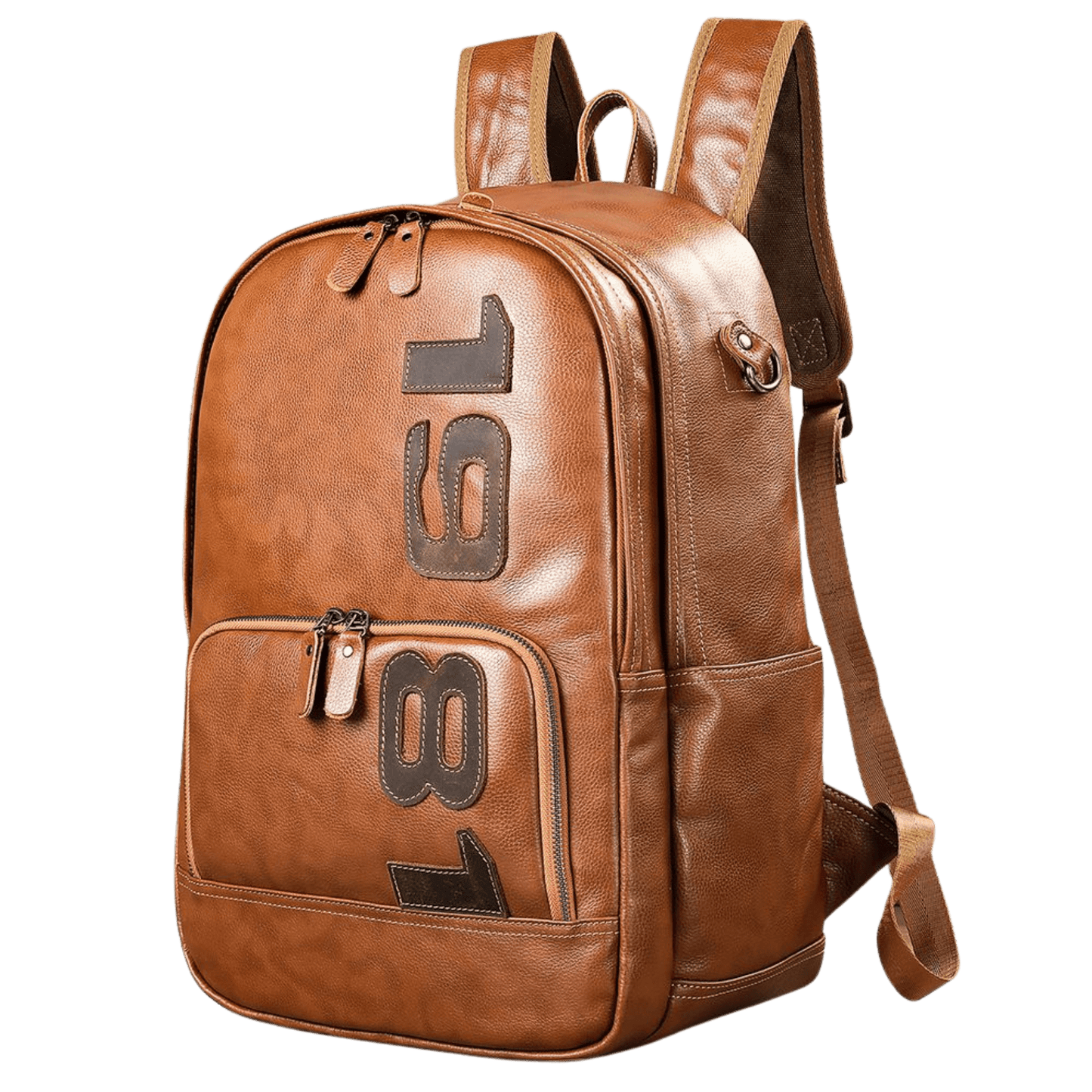 1981 Urban Expedition Leather Backpack – Sleek Outdoor & School Companion - The Urbanex