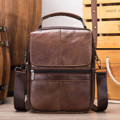 Small Leather Flap Side Bag – Sleek Crossbody Messenger for Everyday Use
