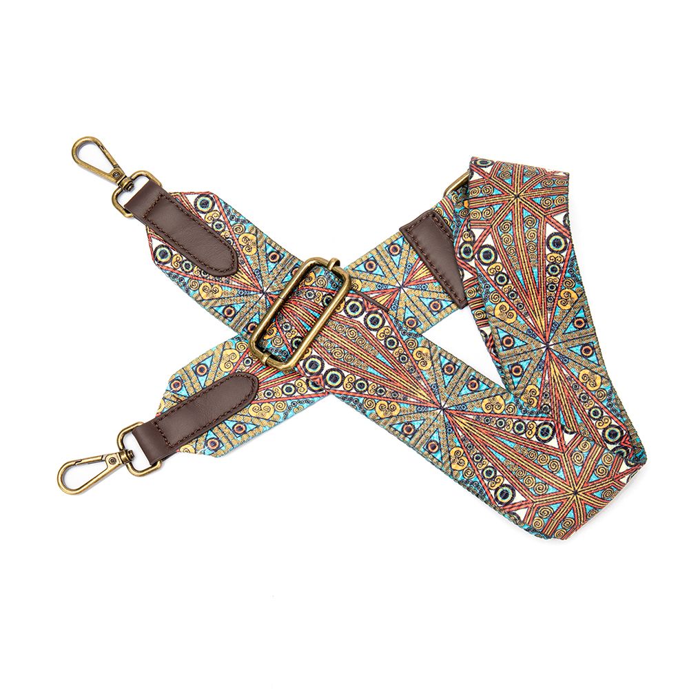 Retro Bohemian Genuine Leather Adjustable Shoulder Strap (70–104 cm)