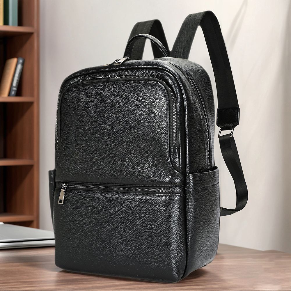 Urbanex Crazy Horse Cow Leather Waterproof Travel Backpack – Men’s Vintage Laptop Sling