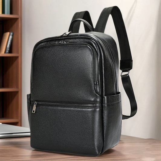 Urbanex Crazy Horse Cow Leather Waterproof Travel Backpack – Men’s Vintage Laptop Sling