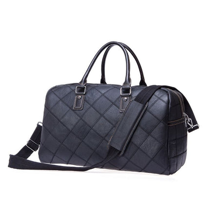 Urbanex Vintage Crazy Horse Cow Leather Weekend Duffel – Men’s Waterproof Travel & Gym Bag