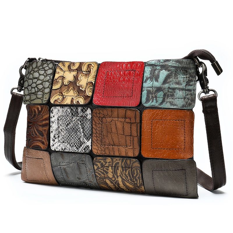 Women’s Genuine Leather Party Purse Clutch Crossbody Bag