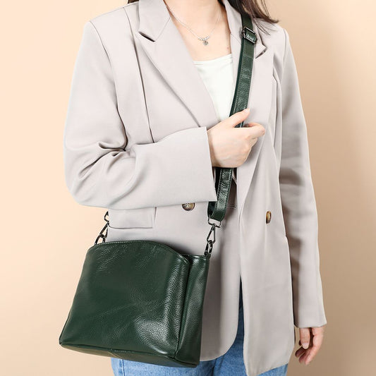 Large-Capacity Genuine Leather Ladies’ Tote – 3 Styles Shoulder Bag