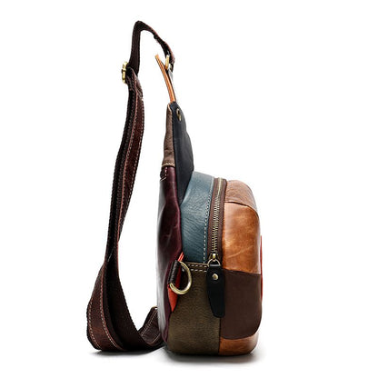 Women’s Genuine Leather Multifunctional Daypack Crossbody Sling Bag