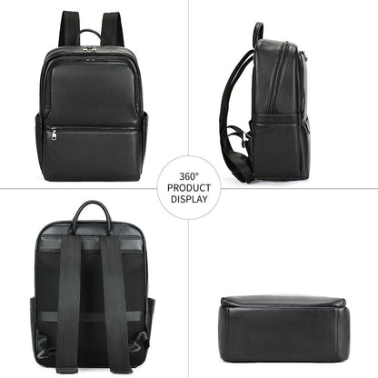 Urbanex Crazy Horse Cow Leather Waterproof Travel Backpack – Men’s Vintage Laptop Sling