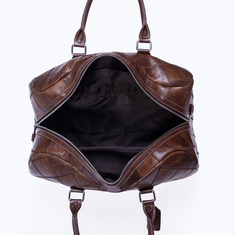 Urbanex Vintage Crazy Horse Cow Leather Weekend Duffel – Men’s Waterproof Travel & Gym Bag