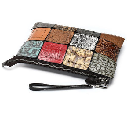 Women’s Genuine Leather Party Purse Clutch Crossbody Bag