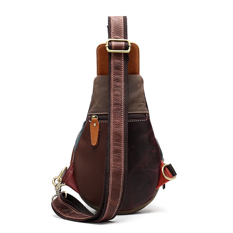 Women’s Genuine Leather Multifunctional Daypack Crossbody Sling Bag