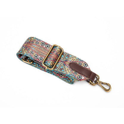 Retro Bohemian Genuine Leather Adjustable Shoulder Strap (70–104 cm)