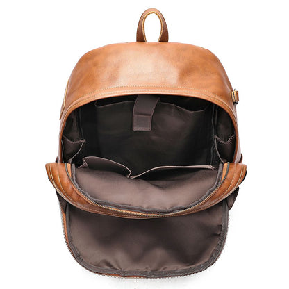 1981 Urban Expedition Leather Backpack – Sleek Outdoor & School Companion
