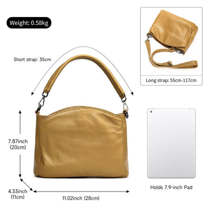 Large-Capacity Genuine Leather Ladies’ Tote – 3 Styles Shoulder Bag