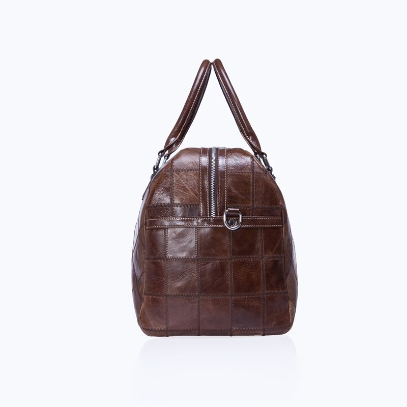 Urbanex Vintage Crazy Horse Cow Leather Weekend Duffel – Men’s Waterproof Travel & Gym Bag