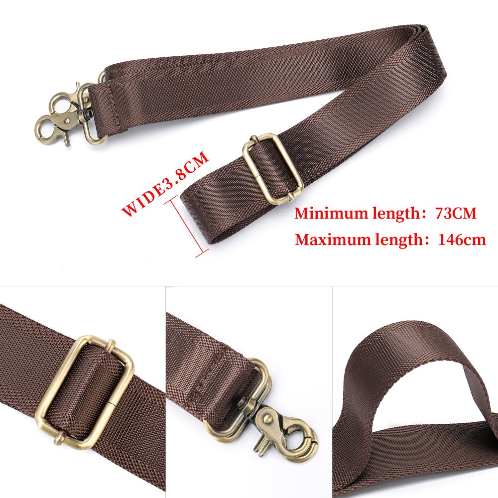 Adjustable Nylon Shoulder Strap (73–146 cm × 3.8 cm)