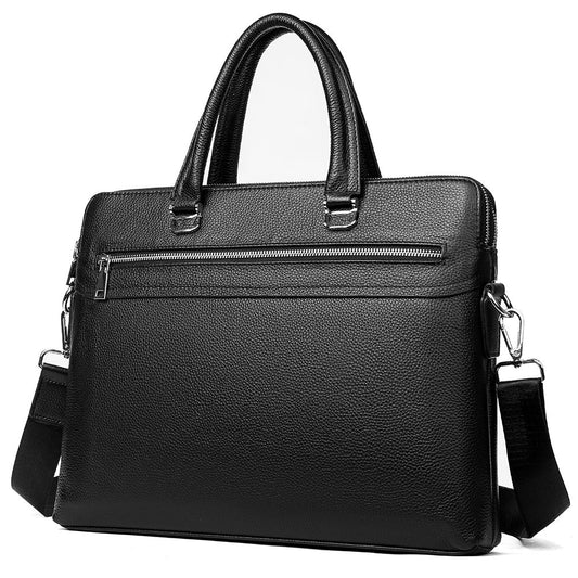 Men’s Genuine Leather Laptop Briefcase – Waterproof Business Messenger 17610