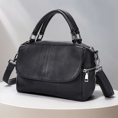 Luxury Genuine Leather Ladies’ Shoulder Tote – Large Capacity Fashion Bag