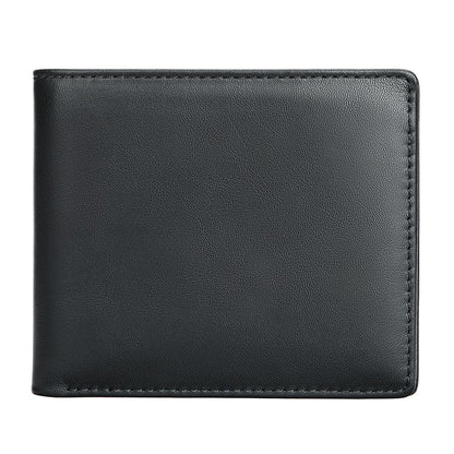 Slim Leather Credit Card Holder – Compact Bifold Wallet for Daily Use