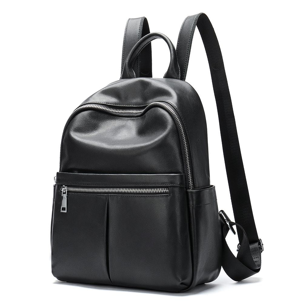 Urbanex Genuine Cow Leather Women’s Laptop Backpack – Vintage Casual Travel & Work Bag