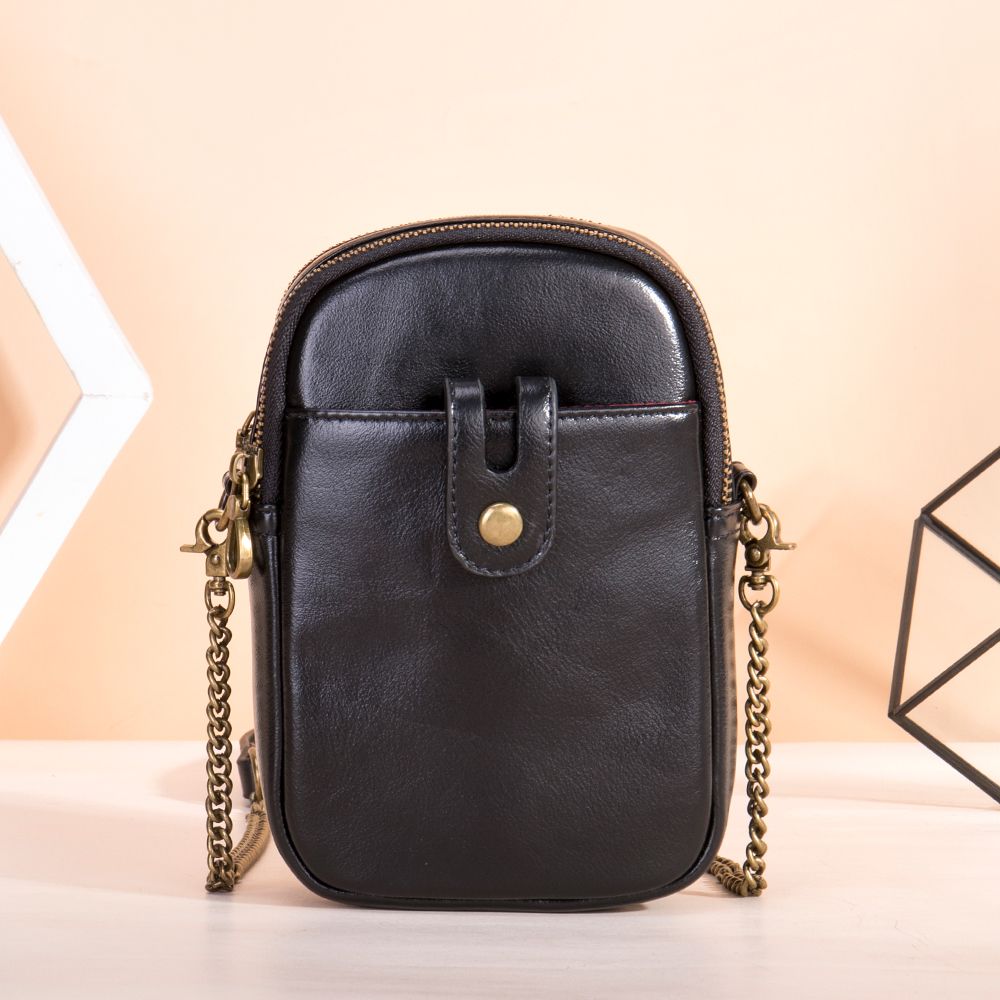 Vintage Patchwork Leather Crossbody Bag