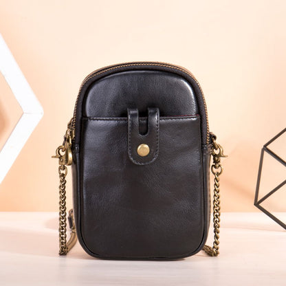 Vintage Patchwork Leather Crossbody Bag
