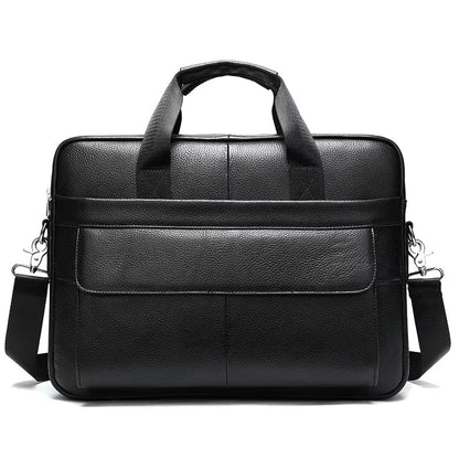 Men’s Business Office Leather Laptop Bag – Genuine Leather Messenger & Lawyer’s Briefcase