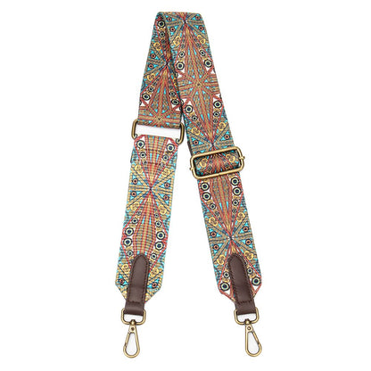 Retro Bohemian Genuine Leather Adjustable Shoulder Strap (70–104 cm)
