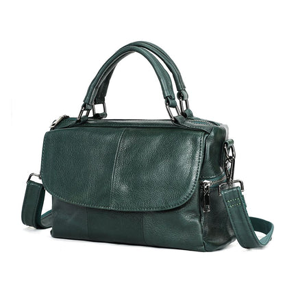 Luxury Genuine Leather Ladies’ Shoulder Tote – Large Capacity Fashion Bag