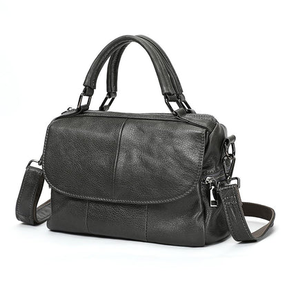 Luxury Genuine Leather Ladies’ Shoulder Tote – Large Capacity Fashion Bag
