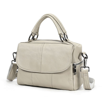 Luxury Genuine Leather Ladies’ Shoulder Tote – Large Capacity Fashion Bag