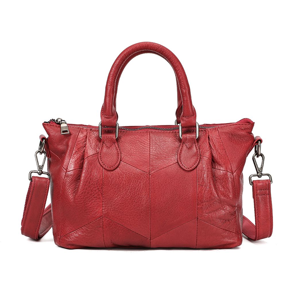 Luxury Genuine Leather Handbag – Large Capacity Shoulder Tote for Women