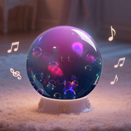 3D Crystal Video Globe – Personalized Digital Photo & Video Display Gift