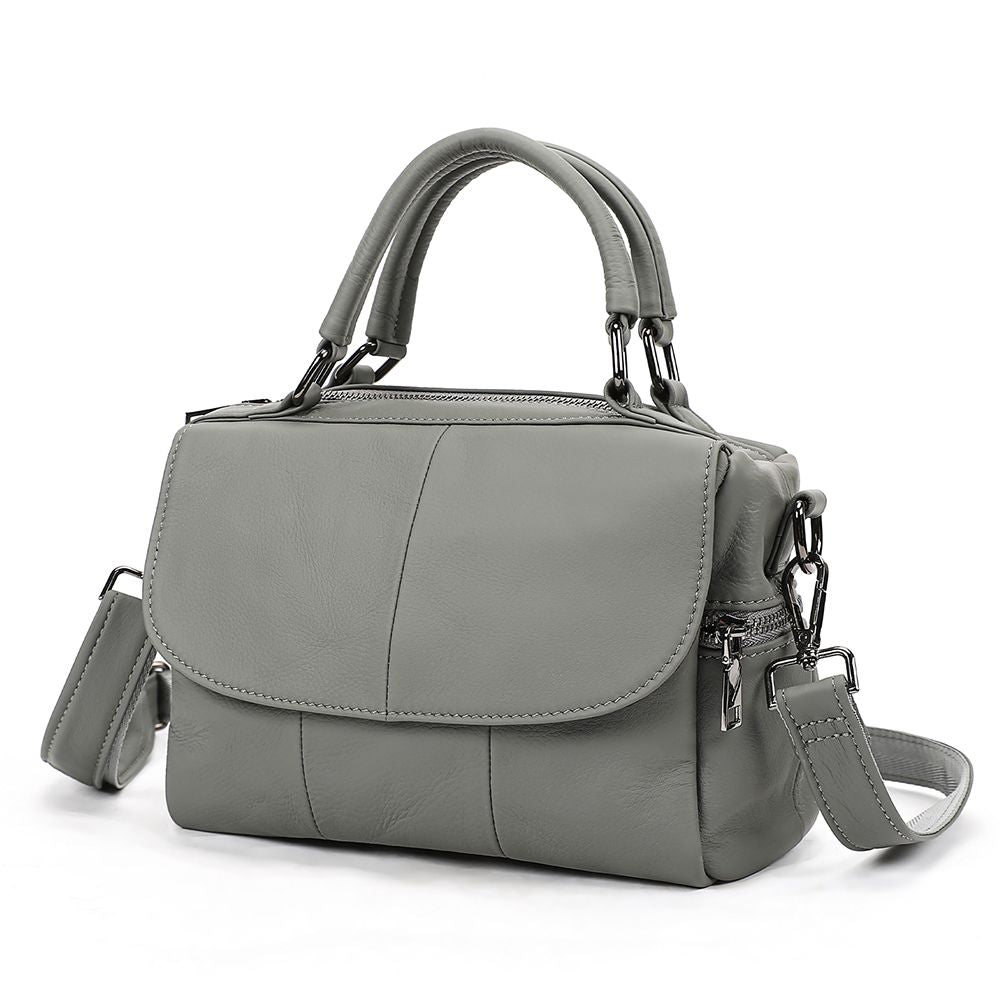 Luxury Genuine Leather Ladies’ Shoulder Tote – Large Capacity Fashion Bag