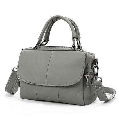 Luxury Genuine Leather Ladies’ Shoulder Tote – Large Capacity Fashion Bag