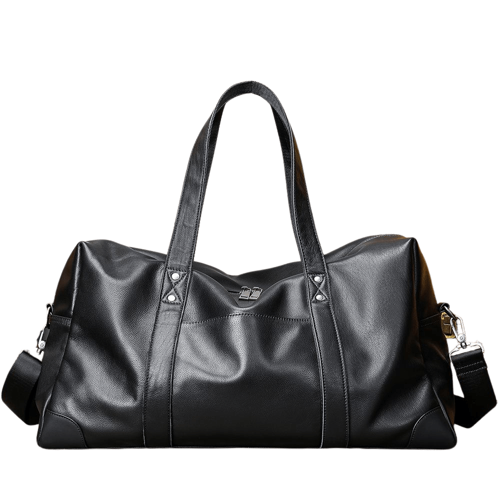 Crazy Horse Cow Leather Travel Duffel – Men’s Vintage Weekender Bag - The Urbanex