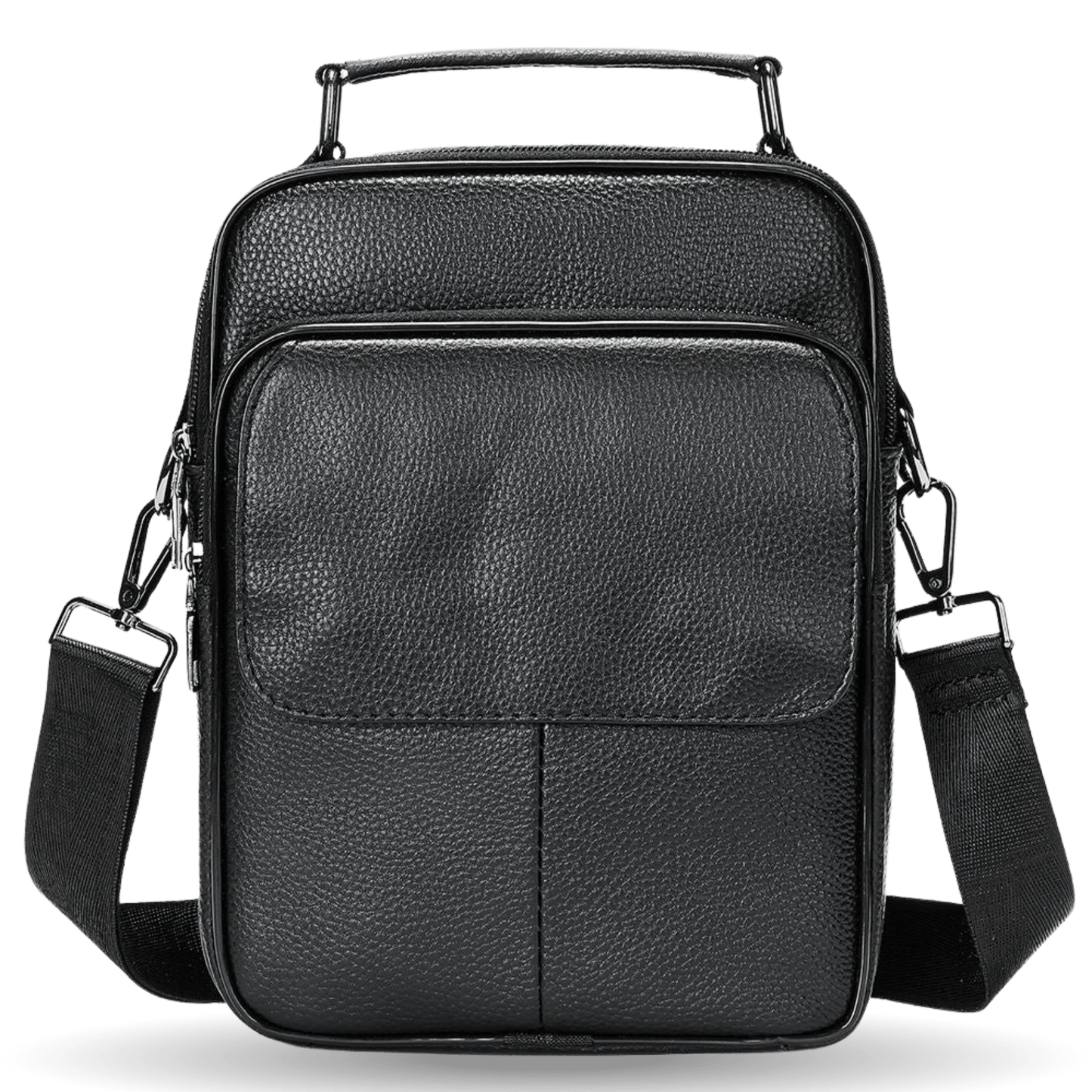 Crossbody Leather Messenger Bag – Fashionable Work Handbag for Men - The Urbanex