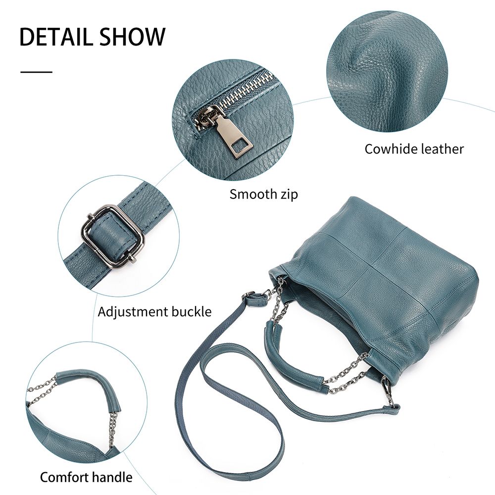 Designer Women’s Genuine Leather Shoulder Tote – Casual Luxury - The Urbanex