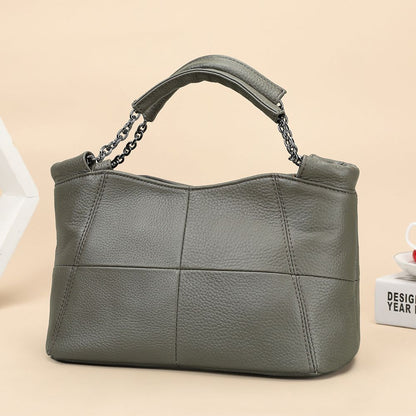 Designer Women’s Genuine Leather Shoulder Tote – Casual Luxury - The Urbanex