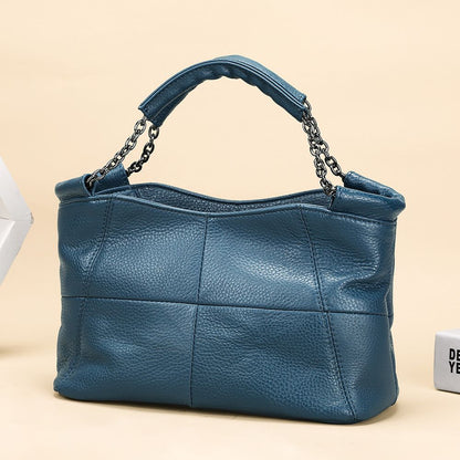 Designer Women’s Genuine Leather Shoulder Tote – Casual Luxury - The Urbanex