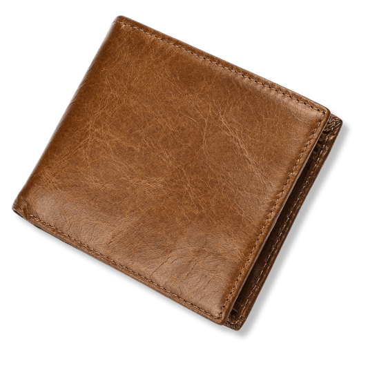 Genuine Leather Bifold Wallet for Men – RFID Blocking & Waterproof - The Urbanex