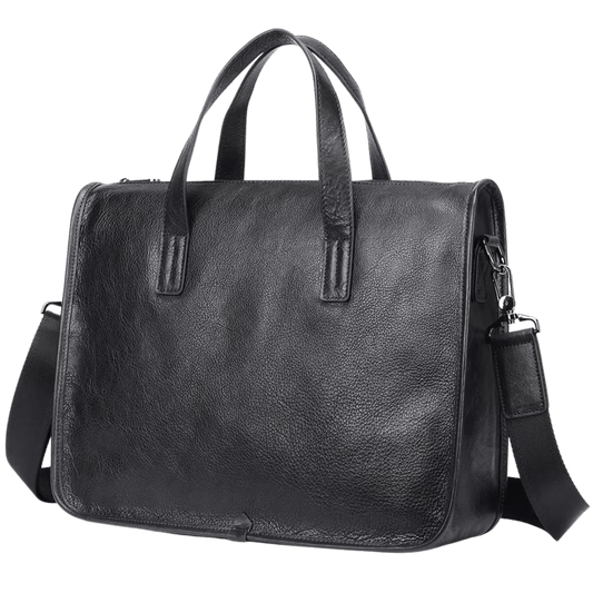 Genuine Leather Business Briefcase for Men – 13" Laptop & Executive Office Bag - The Urbanex