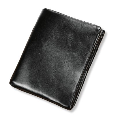 Genuine Leather Card Holder Wallet – RFID - Safe with Zipper Coin Pocket - The Urbanex