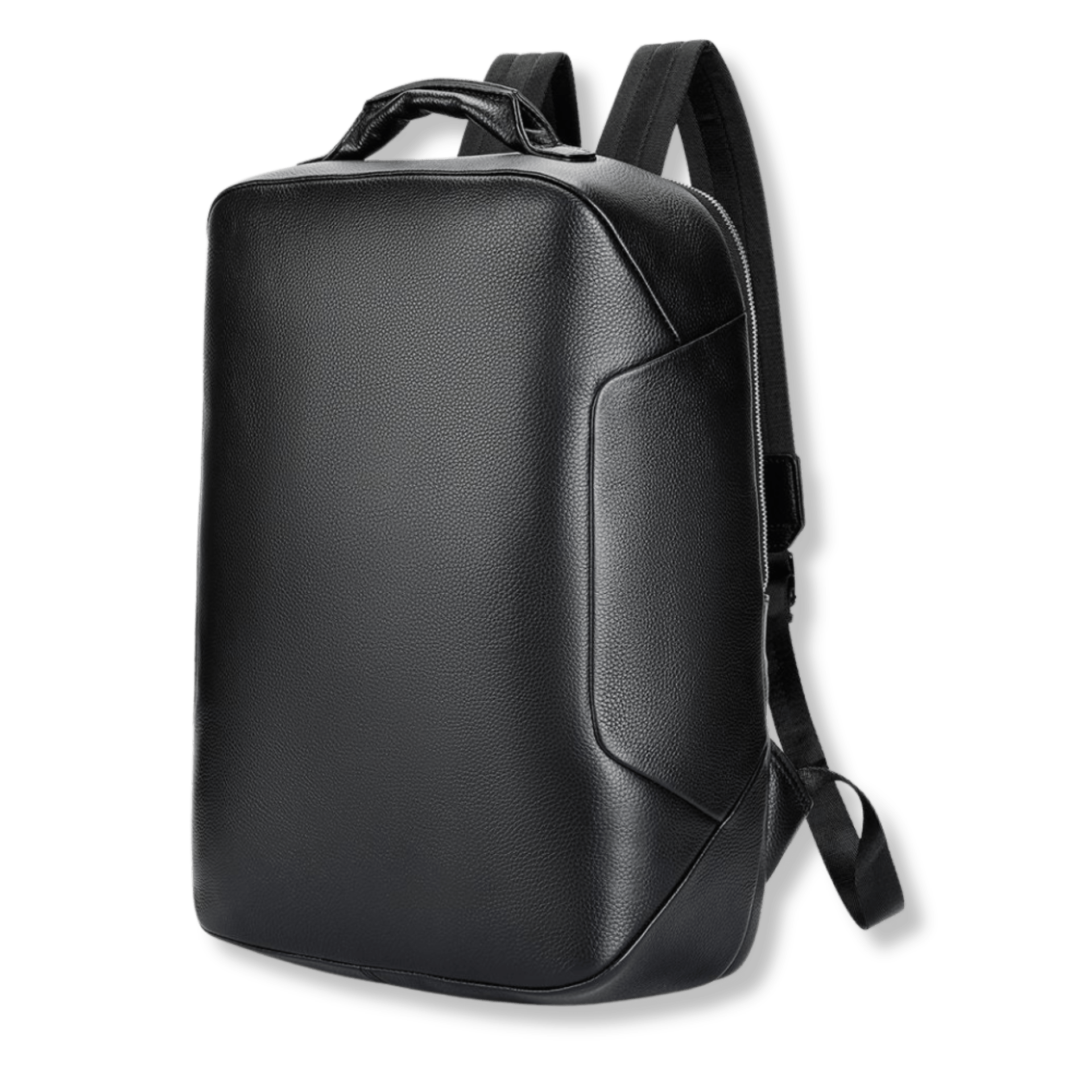 Leather Business Laptop Backpack – Waterproof 15.6″ Travel & Work Companion - The Urbanex